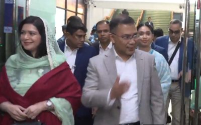 ঢাকায় পা রাখলেন তারেক রহমান