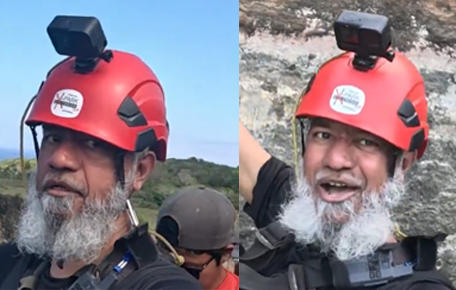 ৪৩০ ফুট উঁচু থেকে জাম্প দিলেন জাকির নায়েক!