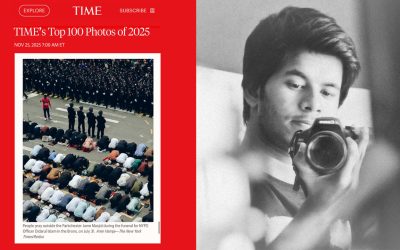 টাইম ম্যাগাজিনে স্থান পেয়েছে বাংলাদেশির তোলা নামাজের ছবি